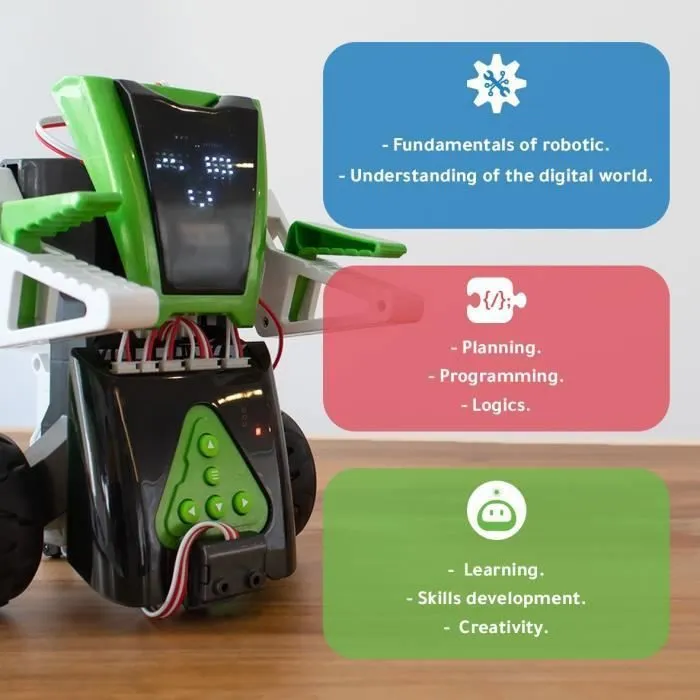Robot programmable pour enfants - XTREM BOTS - Mazzy - Bluetooth - Labyrinthes - Codage informatique-2
