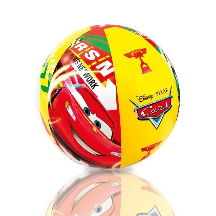 Ballon CARS 61cm - Jeux de Piscine - INTEX - Garçon - A partir de 3 ans-0