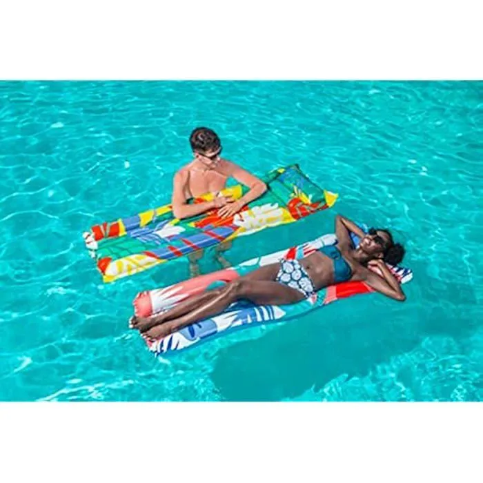 Matelas de Piscine - BESTWAY - Fashion - 1,83 m x 69 cm - Multicolore - Gonflable-1