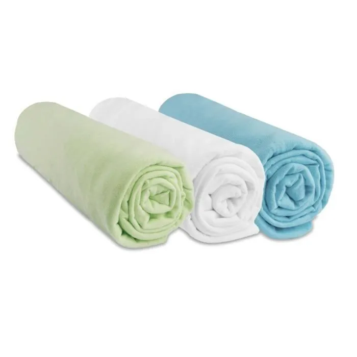 Drap housse Compatible Cododo 50x83 cm Coton Multicouleur (Lot de 3)-0