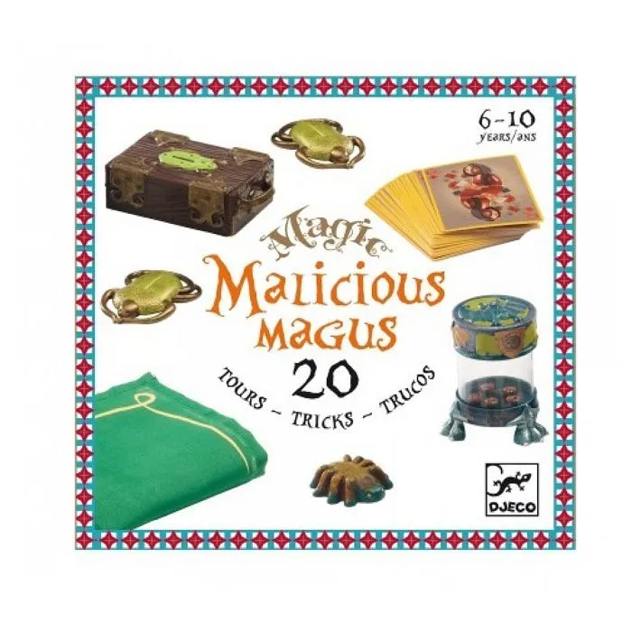 Coffret de magie - DJECO - Malicious Magus - 20 tours - Pour enfants de 6 à 10 ans-2