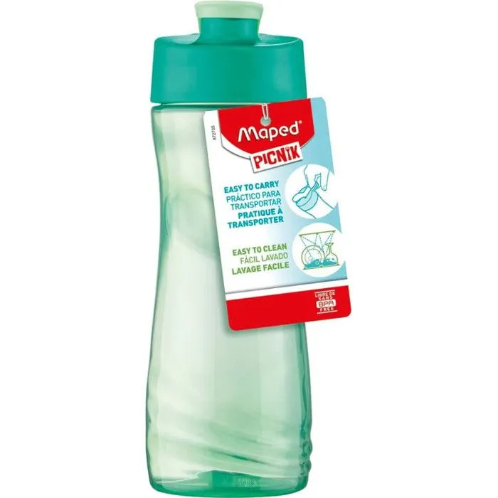 Maped Picnik Origins - Gourde 500ml avec Capuchon et Poignée de Transport - Bouteille d'Eau Etanche - Vert-3
