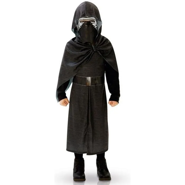 Déguisement Kylo Ren Star Wars VII - Disney - Luxe 5/6 ans - Noir - Polyester - Personnage Fiction-0