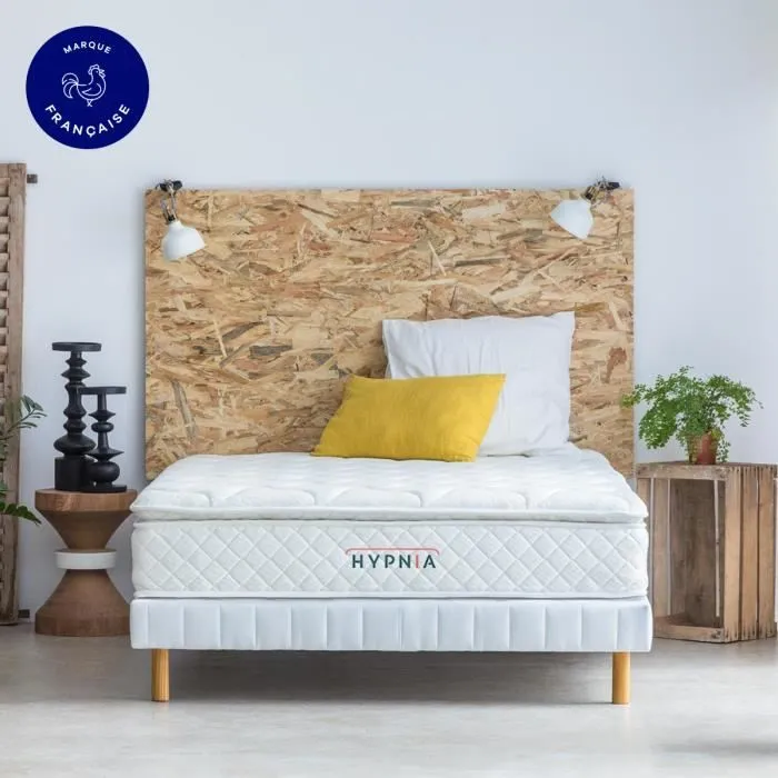 Matelas Hypnia Bien-être Suprême 30 cm - Mémoire de forme et ressorts - 140 x 200 - Accueil souple - Eoko-tex-0