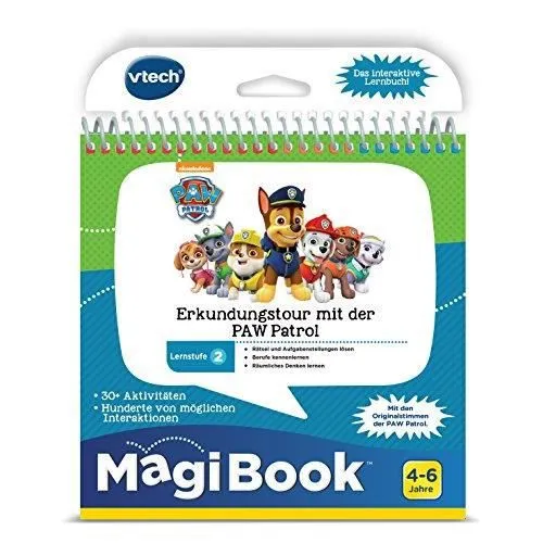 VTech Niveau 2 Exploration avec Le Livre éducatif Paw Patrol MagiBook Multicolore - 80-480204-0