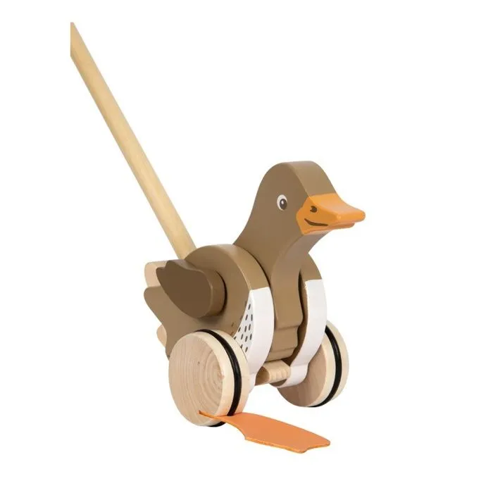 Canard à pousser - Small foot company - LEGLER - Bois FSC - Tête mobile - 18 mois et plus-3