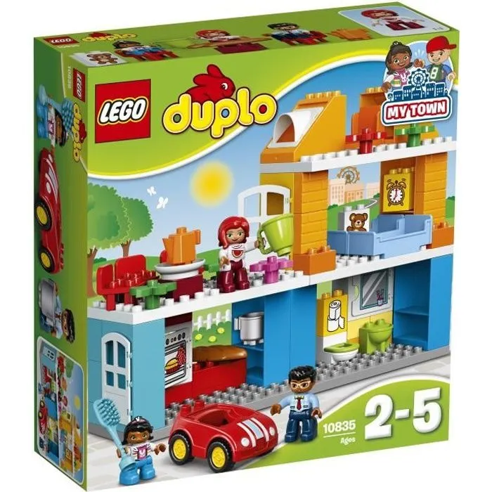 LEGO® DUPLO® - La Maison de Famille - Ville - 69 pièces - Mixte - A partir de 2 ans-0