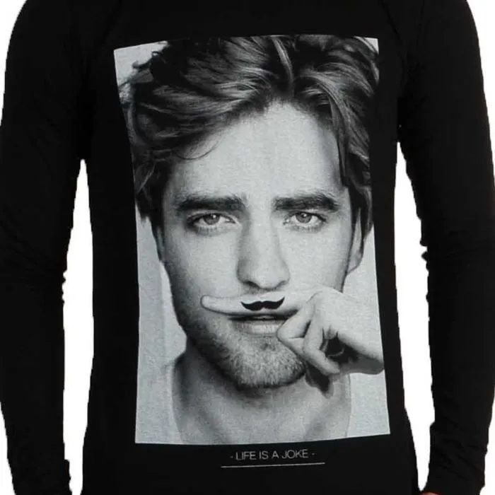 Tee Shirt Little Eleven paris Berty LS Mixte - Noir-5