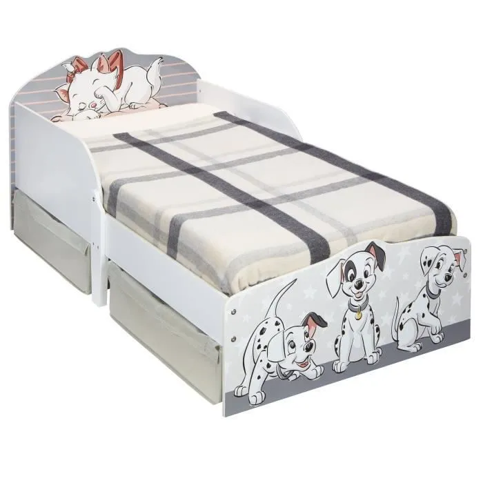 Disney Classics - Lit pour enfants avec tiroirs de rangement sous le lit - pour matelas 140cm x 70cm-0