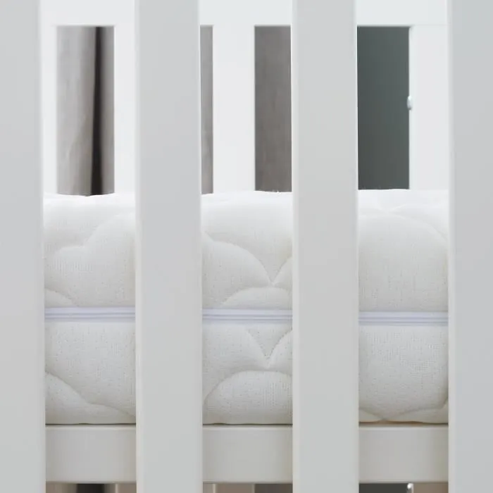 PETIT A PETIT Matelas bébé Viscose Bambou 60x120 cm, réversible, Certifié Oeko-Tex, maintien ferme 12 cm-1