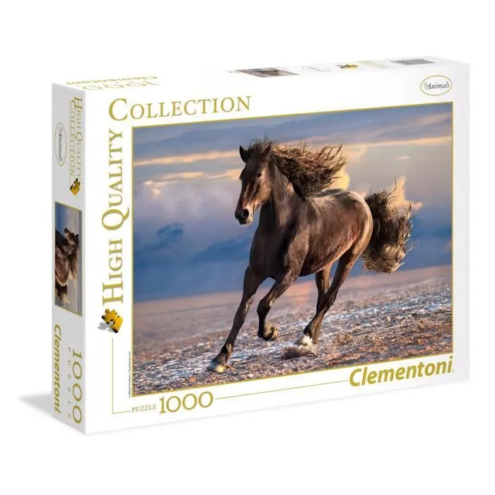 Puzzle 1000 pièces - CLEMENTONI - Cheval sauvage - Animaux - Coloris Unique-2
