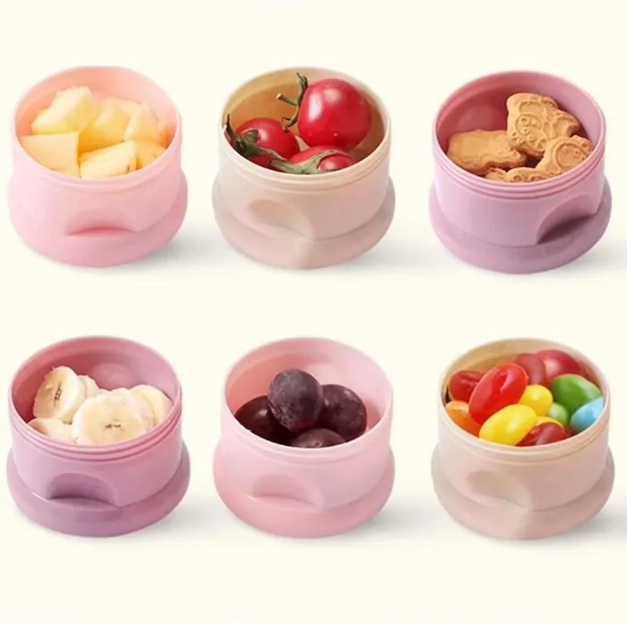 Doseur de lait en poudre portable 4 compartiments pour bébé - VGEBY-3