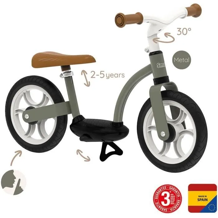 Draisienne Confort - Smoby - Mixte - Vert - Extérieur - Enfant-1
