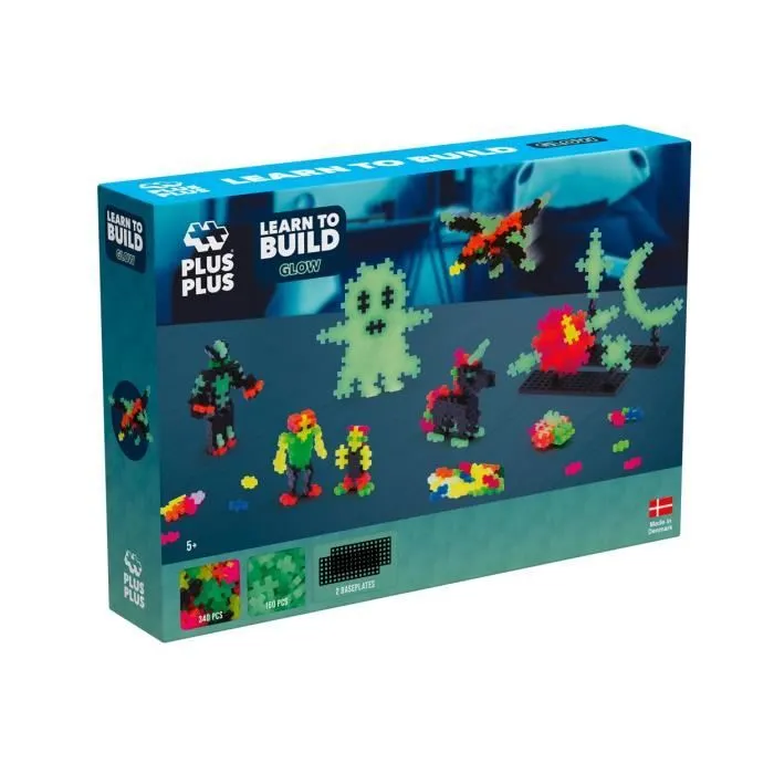 Kit découverte Mini 500 pièces modèle Phosphorescent - Plus Plus-0