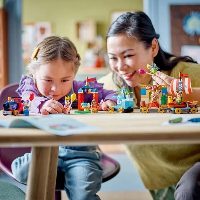 LEGO® Disney 43212 Le Train en Fête Disney, Jouet avec Mickey et Minnie, 100e Anniversaire Disney-5