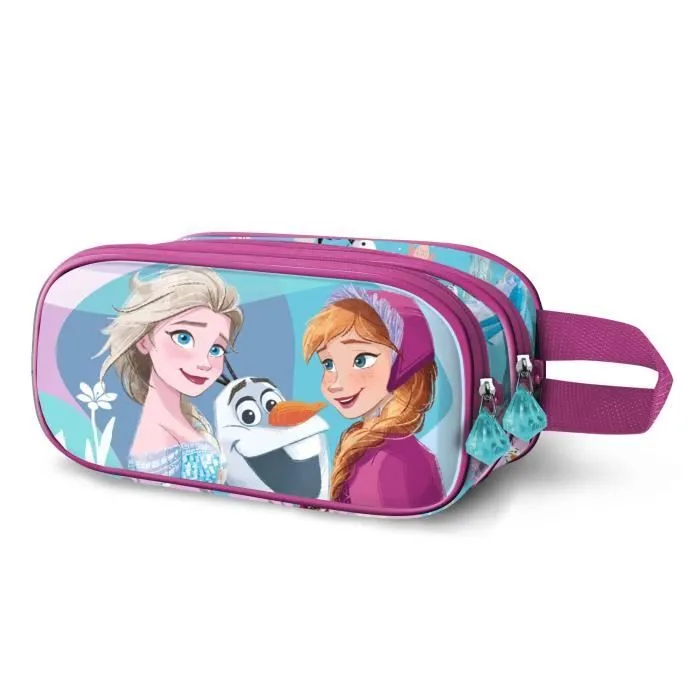 Trousse à crayons - Disney - La Reine des Neiges 2 - Bleu - Taille Unique - Zippée-0