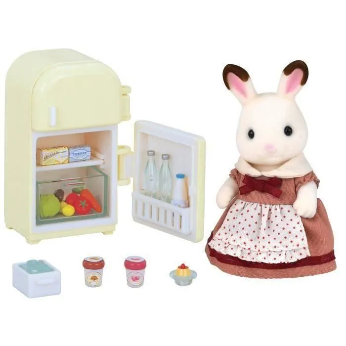 SHOT CASE - SYLVANIAN FAMILIES 5014 Maman Lapin Chocolat-Refrigerateur-1