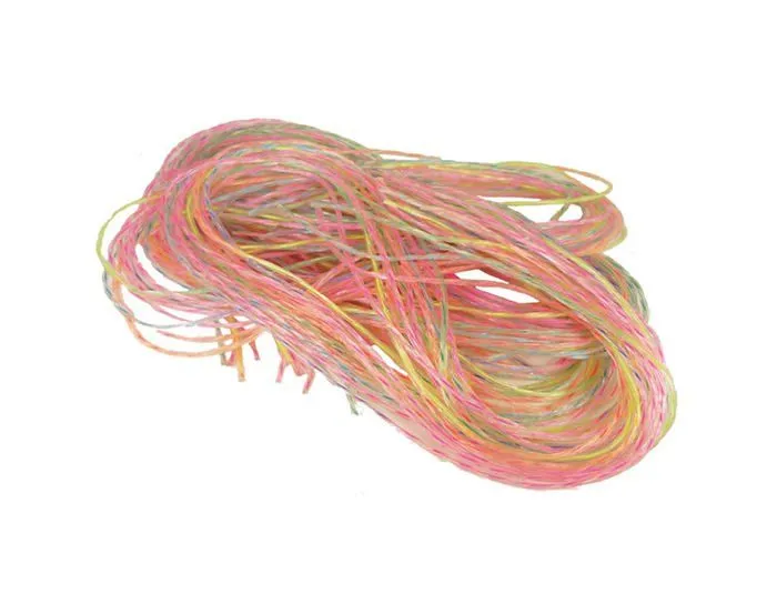 Fil a scoubidou Innspiro - E7570 - Fils Transparents interieurs Fluorescent Scoubidous 3 mm, 100 cm, 50u.-0