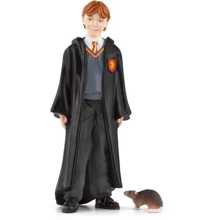 Ron et croûtard, Figurine de l'univers Harry Potter®, pour enfants dès 6 ans, 4 x 2 x 10 cm - schleich 42634 WIZARDING WORLD-0