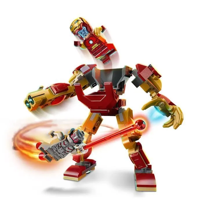 LEGO Marvel 76307 Le robot d’Iron Man contre Ultron - Jouet avec super héros dès 6 ans-2