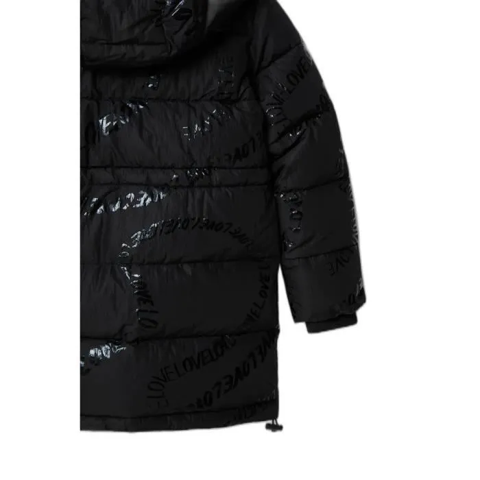 Doudoune fille Desigual Letters - noir - 7/8 ans-3