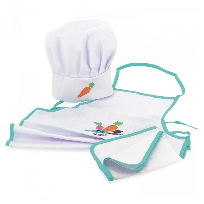 Panoplie de cuisinier 3 pièces - Vilac - Jeu de rôle pour enfants - Bois - Blanc-1