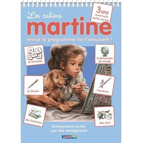 Les cahiers Martine Maternelle petite section 3 an-0