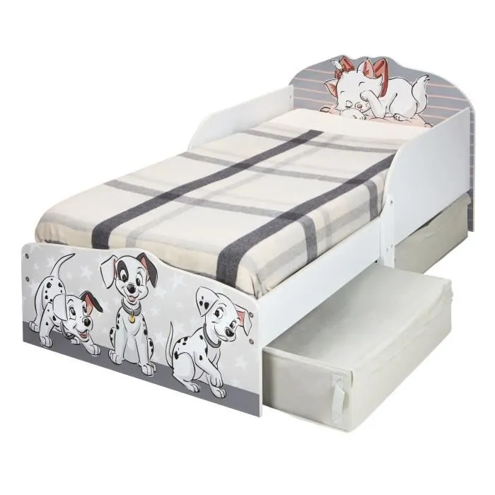 Disney Classics - Lit pour enfants avec tiroirs de rangement sous le lit - pour matelas 140cm x 70cm-1