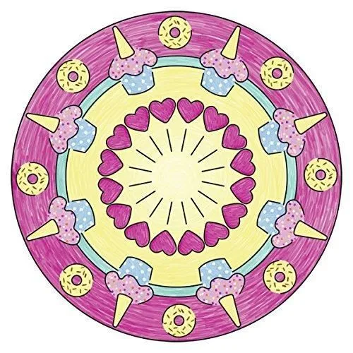 Jeu créatif - RAVENSBURGER - Mandala Mini Unicorn - Rose - Mixte - A partir de 6 ans-3
