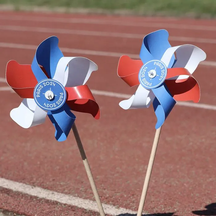 Moulin à vent - Vilac - Paris 2024 - Tricolore - Jouet en bois - Mixte-2