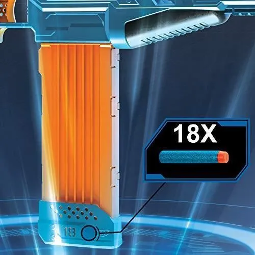 Pistolet à flechettes - NERF - Elite 2.0 Turbine CS-18 - 36 fléchettes - Tirs motorisés-2