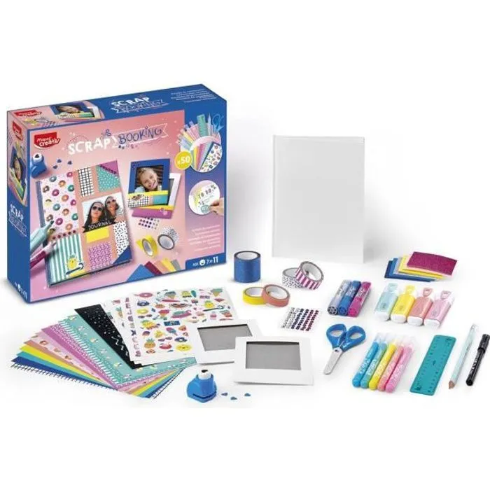 Coffret scrapbooking - MAPED - Kit complet avec plus de 50 accessoires - Age 7+-0