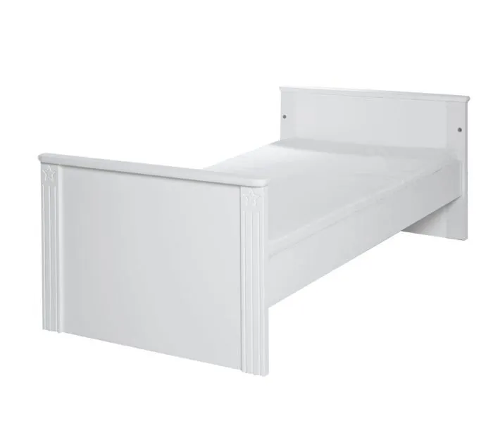 Ensemble Chambre Bébé ROBA Duo Maxi - Lit 70x140 cm + Grande Commode à Langer - Blanc-4