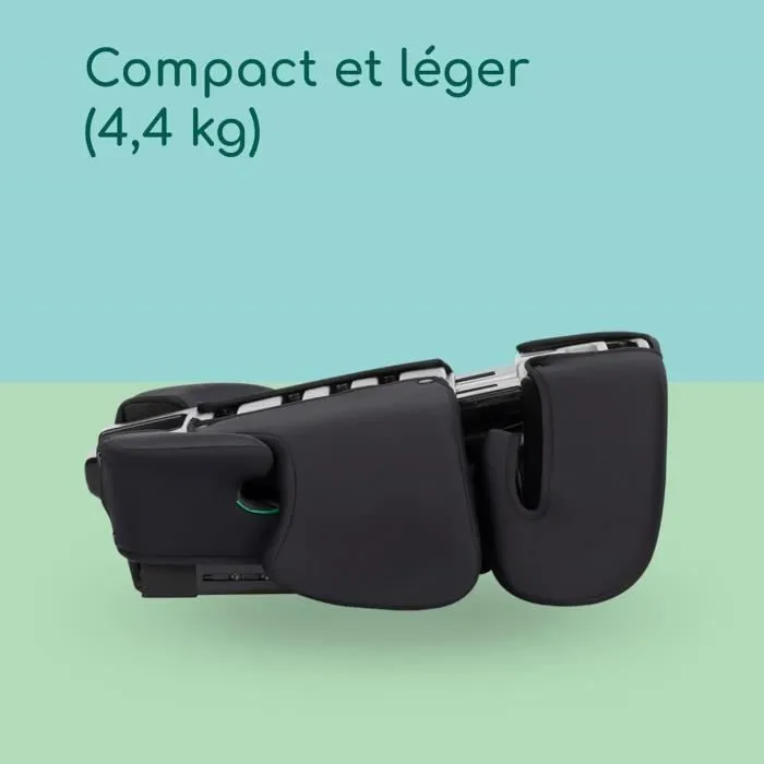 BEBECONFORT Siège auto ROAD FIX i-Size, groupe 2/3, Isofix, rehausseur, 3,5 ans à 10/12 ans, 100-150cm, 15-36kg, TINTED BLACK-3