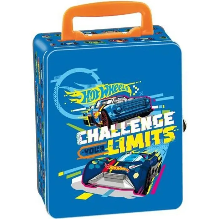Mallette en métal pour collection de 18 voitures Hot Wheels - Klein 2883-0