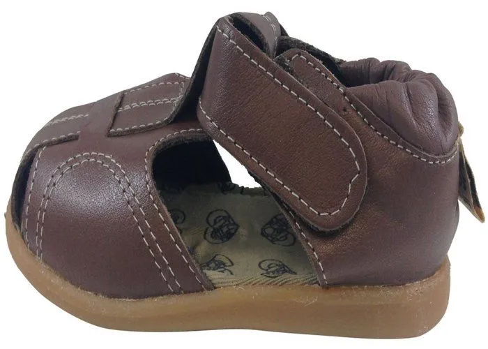 Chausson - pantoufle - babouche Shooshoos Chaussures en cuir Sandales a semelle dure-3