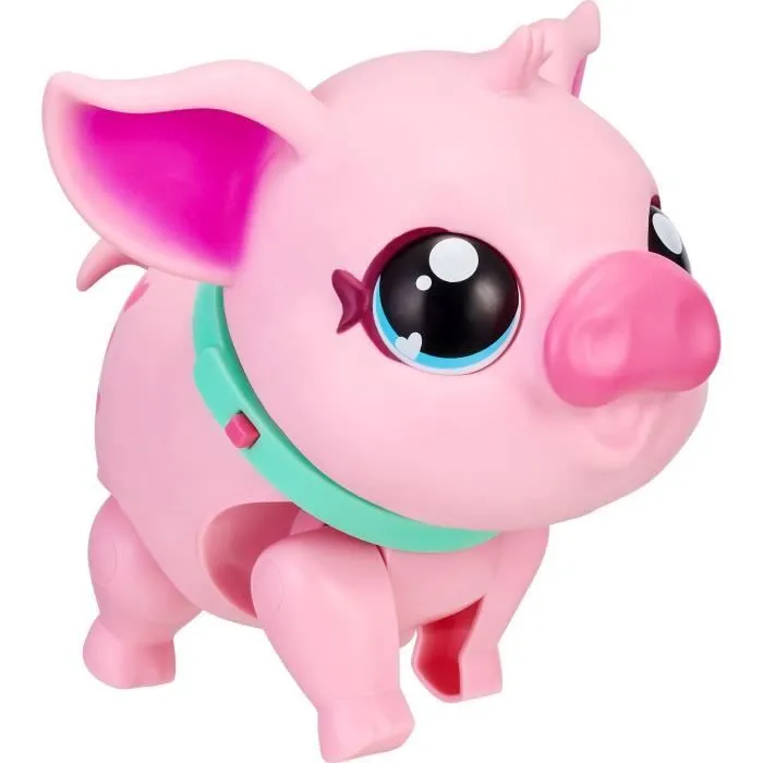 Jouet interactif - MOOSE TOYS - Little Live Pets Cochon rose - A partir de 5 ans - Piles incluses-0