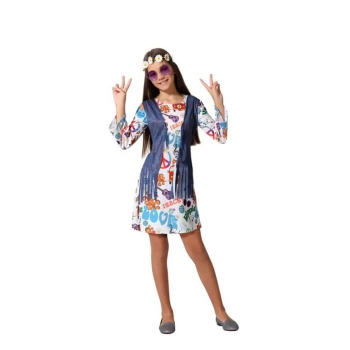 Costume Hippie Robe Filles Im-0