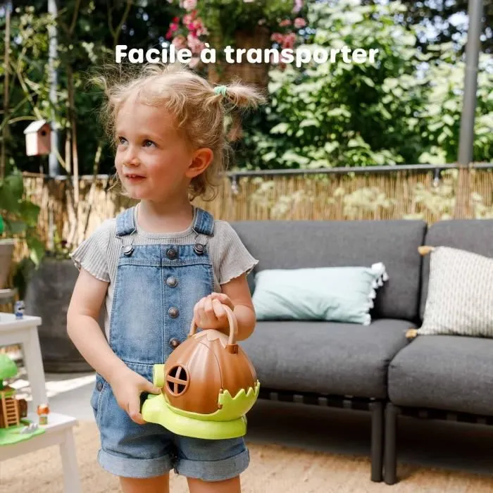Maison Noisette Klorofil - VULLI - Pour Enfants de 18 Mois et Plus - 3 Parties Mobiles - Multicolore-3