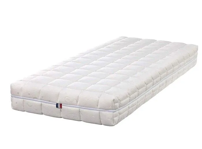Lot de 2 Matelas Face Latex 78 Kg-m3 Face Mémoire de forme 62 Kg-m3 80x200 x 21 cm Souple + Oreiller Visco + 2 Alèses - Déhoussable-0