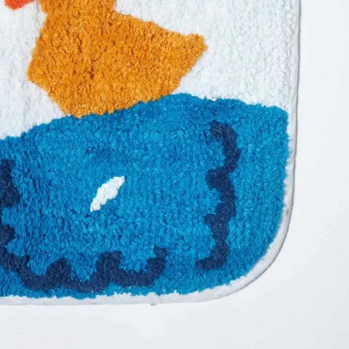 Tapis de bain Canards Sur un étang-1