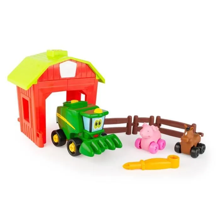 Tracteur John Deere à construire - TOMY - LE PREMIER AGE - Garçon - Jaune - 910 G-1