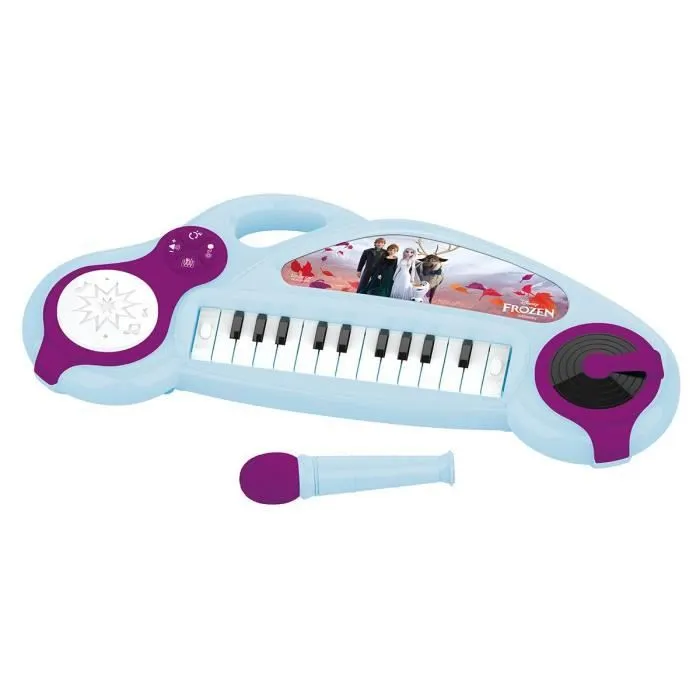 Piano électronique pour enfants La Reine des Neiges avec effets lumineux-0