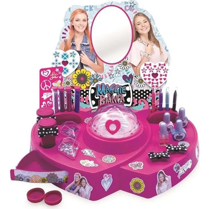 Onglerie et salon de tatouage MAGGIE & BIANCA Smoby - Rose - Accessoires inclus-0