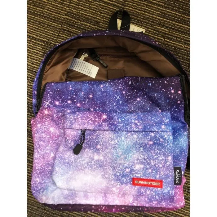 Sac à dos d'école - Cartable Scolaire - Violet - 20-35L - Fille - Primaire-1