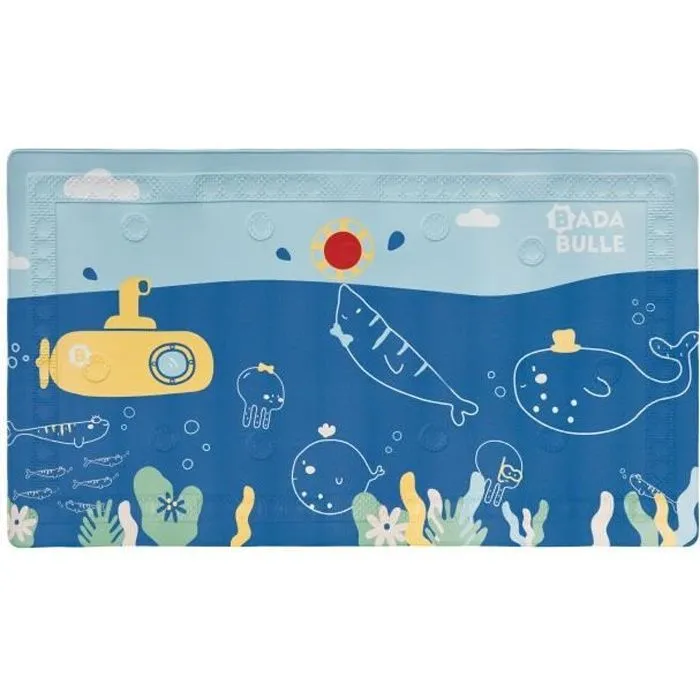 Badabulle Tapis de bain antidérapant avec témoin de température-0