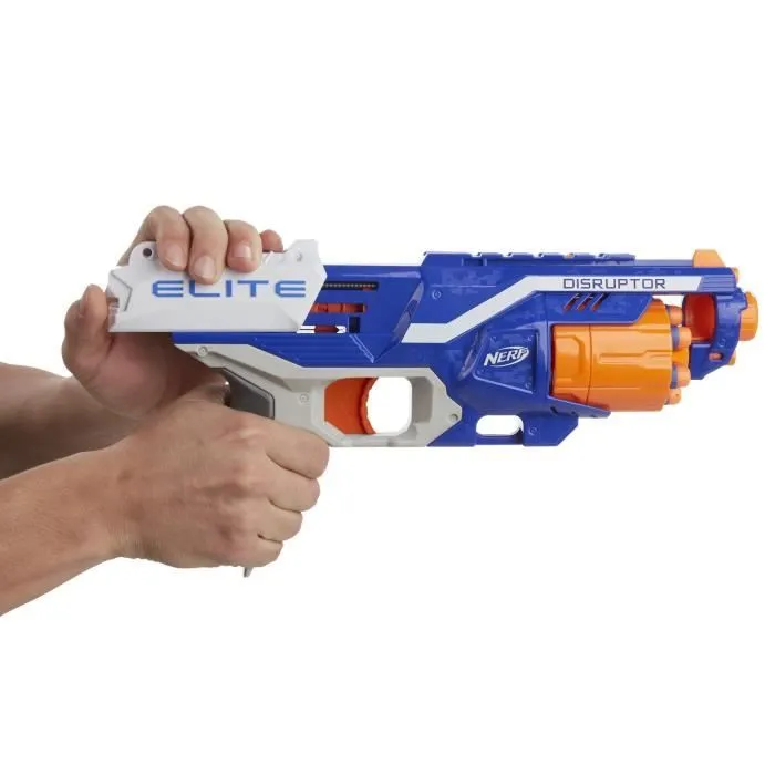 NERF - Elite Disruptor - Tire en rafale jusqu'à 27 mètres - 6 Flechettes incluses-4
