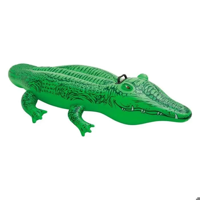 Crocodile Gonflable - INTEX - V0200217 - Vinyle - 2 chambres d'air - 168 x 86 cm-2