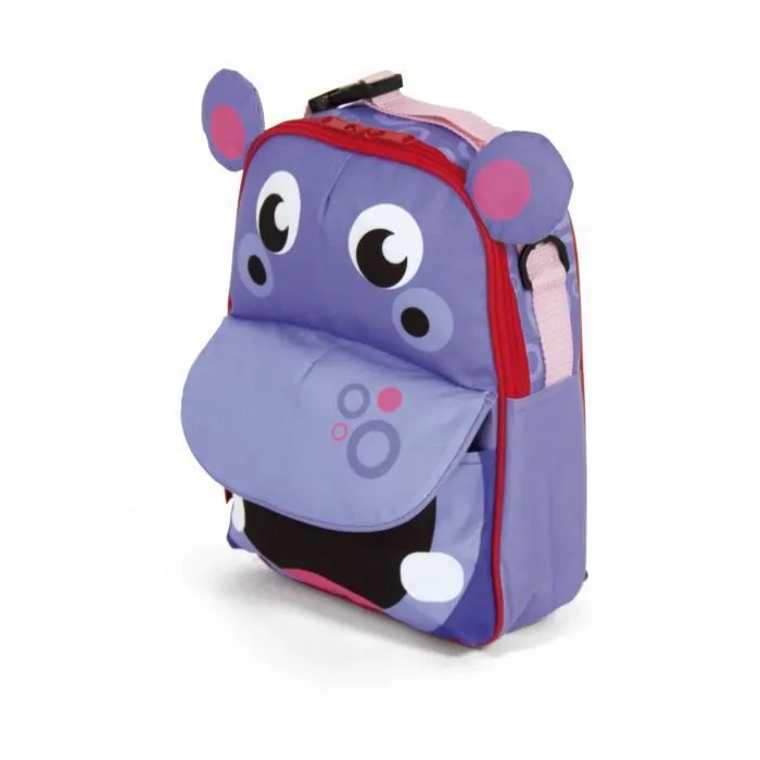 sac à dos hippopotame 28 cm violet-1
