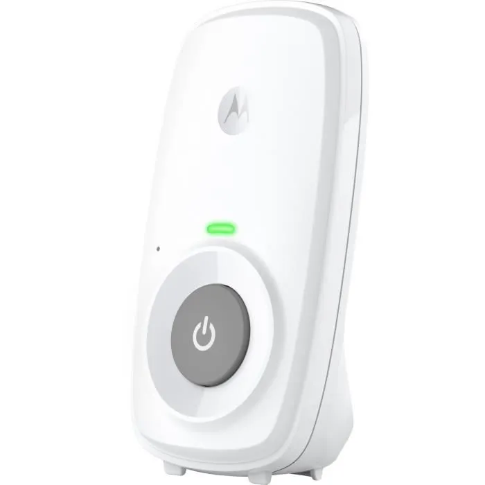 Motorola MBP 21 Babyphone Audio - 300 Mètres de Portée - Microphone à Haute Sensibilité - Blanc-0